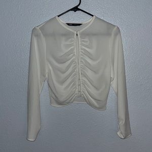 Zara White Top in XS